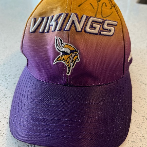Daunte Culpepper Autograph Minnesota Vikings Hat- AUTHENTIC - Picture 2 of 7